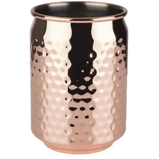 [93371] Vaso Barril Amartillado Cobre 7,5X10,5 Cm.
