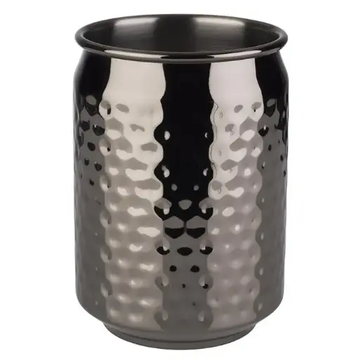 [93372] Vaso Barril Amartillado Negro 7,5X10,5 Cm.