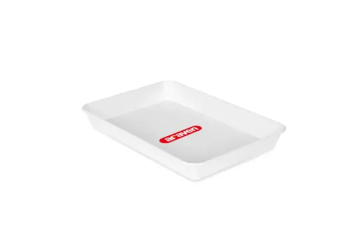 [01042] Bandeja Presentacion Honda Blanca 350X240X40 Mm.                 