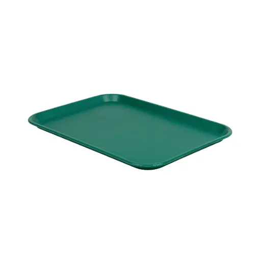 [18048] Bandeja Fast Food Verde 458X355X25 Mm.                           