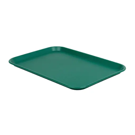 [79049] Bandeja Fast Food Verde 530X370X25 Mm.                           