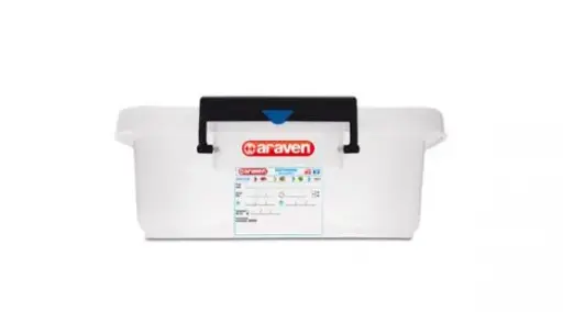 [01172] Cubeta Manutencion Pp. Blanca C/Tapa 530X396X159 Mm. 30 L.