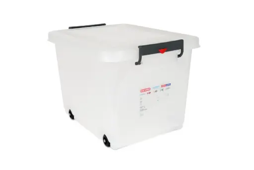[91183] Cubeta Rolling Bacs C/Tapa Y Ruedas 60 L. 530X396X378,5 Mm.