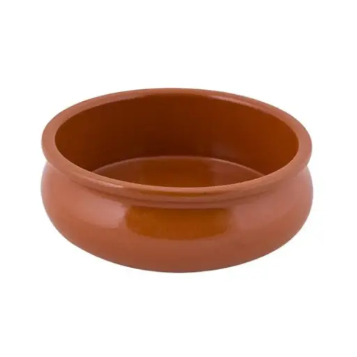 [36-1218] Cazuela Barro Abombada 18 cm.