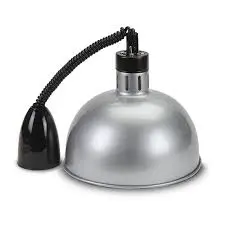 [RS662] Lampára Calentadora Diam 29 Cm "Elite" Color Acero