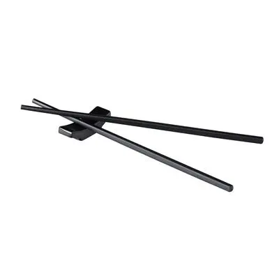 [MST-BL5856] Soporte Palillos Asia Negro 6,4 Cm.
