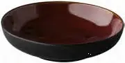 [QU90001] Plato Hondo Speckle Reactivo Rojo 22 Cm.