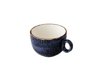 [QU93553] Taza Desayuno Jersey Azul Apilable 16 Cl.