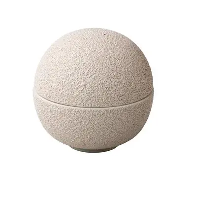 [RD18521] Zz26 Bol Volcanic Blanco C/Tapa 15,8 Cm.