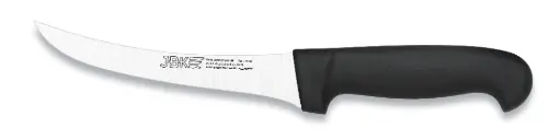 [787001] Cuchillo Deshuesar Curvo Negro 15 Cm.