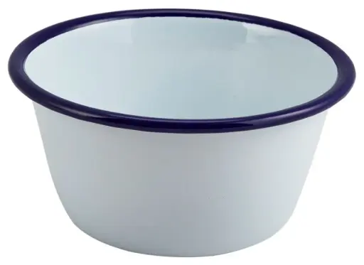 [59512] Bol Enamel Filo Azul 12X6 Cm.