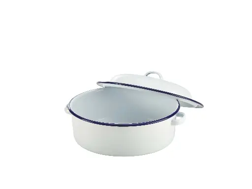 [60520] Cacerola Enamel Filo Azul C/Tapa 20 Cm.
