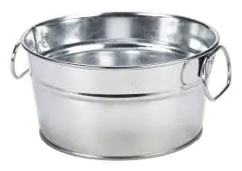 [GSB15] Cubo Degustacion Galvanizado 15X8 Cm.