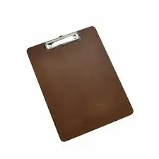 [WMC24] Porta Menu Clip Madera A5 24X32 Cm.