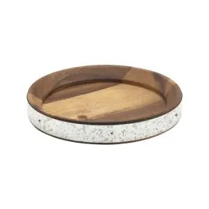 [WSBB17-NB] Genware Acacia Wood Serving Board 17Cm