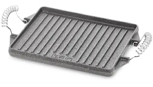 [3847] Plancha Hierro Fundido Esmaltada Rectangular 47 X 27 cm