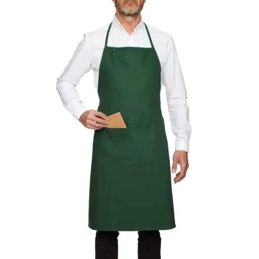 [DB7590A03-P01E501] Delantal Verde Inglés 75x90 cm
