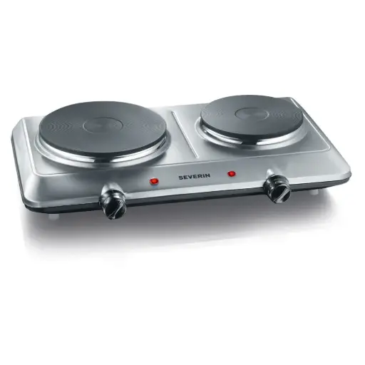 [1014] Hornillo Electrico Doble Inox. 1500 W. Dk 1014 46x