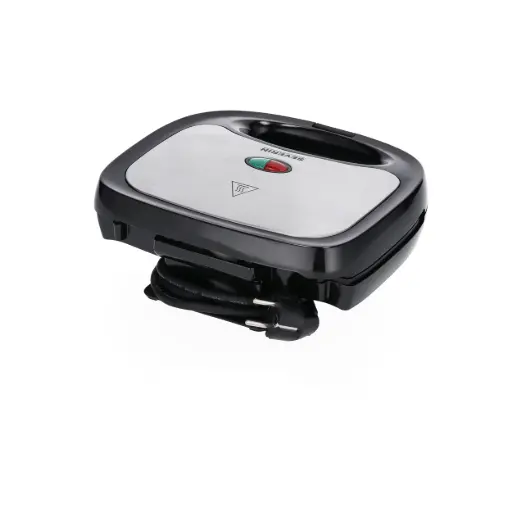 [2969] Sandwichera Severin Inox / Negra 600 W.
