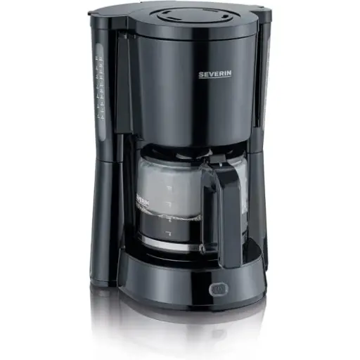 [4815] Cafetera "TYPE", aprox. 1000 W, hasta 10 tazas, autoapagado, filtro oscilante con inserto de filtro desmontable 1 x 4 con sistema antigoteo