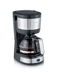 [4819] CAFETERA ELECTRICA NEGRA 4 TAZAS 750 W.