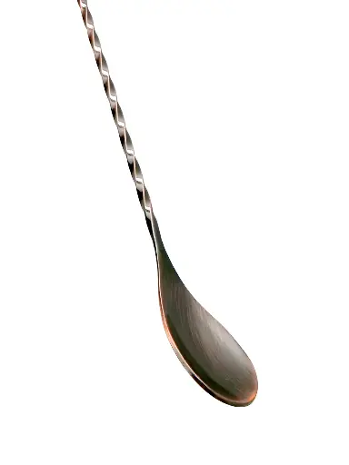 [FIV 105] Cuchara Coctel Torneada Vintage Cobre