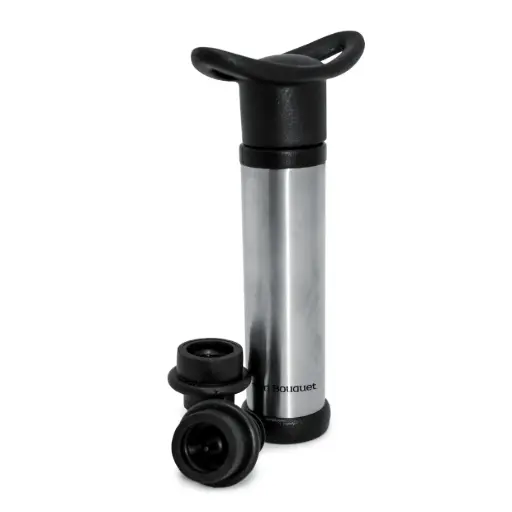 [FIC 003] Zz26 Bomba Vacio Vino Inox. Con 2 Tapones