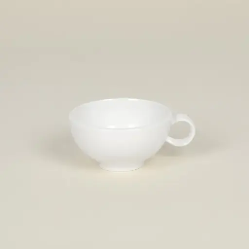 [01S1552] Taza Cafe Hypotenusa Fine China 13 Cl.