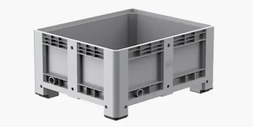 [CA1092C4R06] Cubeta Manutencion Industrial Con Ruedas Gris 120X100X60 Cm.
