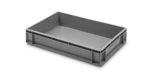 [641206] Cubeta Manutencion Lisa Gris 23 L. 60X40X12 Cm.