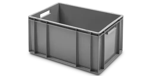 [643206] Cubeta Manutencion Lisa Gris 63 L. 60X40X32 Cm.