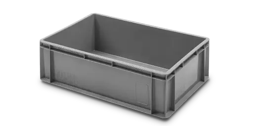 [2C-06] Cubeta Manutencion Lisa Gris 40 L. 60X40X20 Cm.