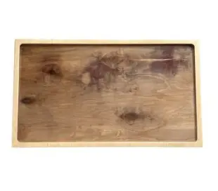 [H-RT6040b] DLR Fuente Rectangular Madera Hollow 60x40 cm.
