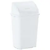 [24620] Papelera Tapa Basculante Blanca 25 L.