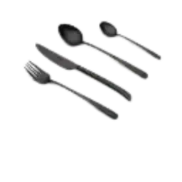 [43507] Cuchara Cafe Elegance Titanium Negro Mate