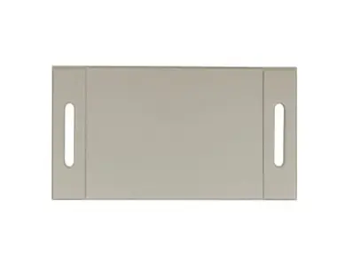 [ZZ0477TAUPE] Bandeja Togo Simil Piel Gris Pardo 32X20X5,5 Cm.                 