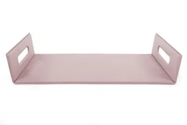 [ZZ0483MAUVE] Bandeja Togo Simil Piel Malva 45X33X6 Cm.                        