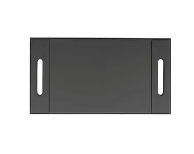[ZZ0477BLACK] Bandeja Togo Simil Piel Negra 32X20X5,5 Cm.                      