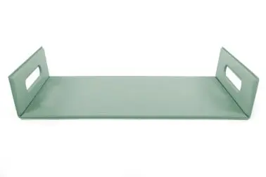 [ZZ0483GREEN] Bandeja Togo Simil Piel Verde 45X33X6 Cm.                        