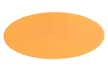 [ZZ0476CAMEL] Centro De Mesa Simil Piel Oval Camel 70X33 Cm.