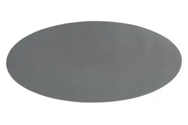 [ZZ0476GREY] Centro De Mesa Simil Piel Oval Gris 70X33 Cm.