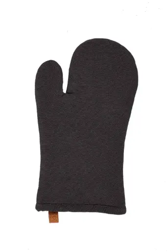 [9571 BLACK] Guante Horno Negro 32X18 Cm.