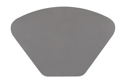 [ZZ0541 GREY] Mantel Individual Togo Gris Abanico 48X32 Cm.