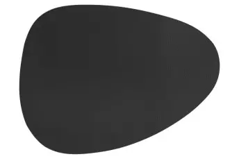 [ZZ0473BLACK] Mantel Individual Togo Tango Negro 42X32 Cm.