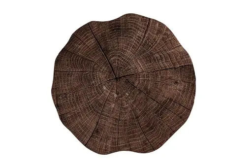 [ZZ0556 BROWN] Mantel Individual Togo Tronco Marron 38 Cm.