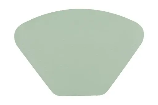 [ZZ0541 GREEN ] Mantel Individual Togo Verde Abanico 48X32 Cm.