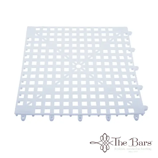 [TPCLR] Alfombra Barra Blanca 30X30 Cm.                             