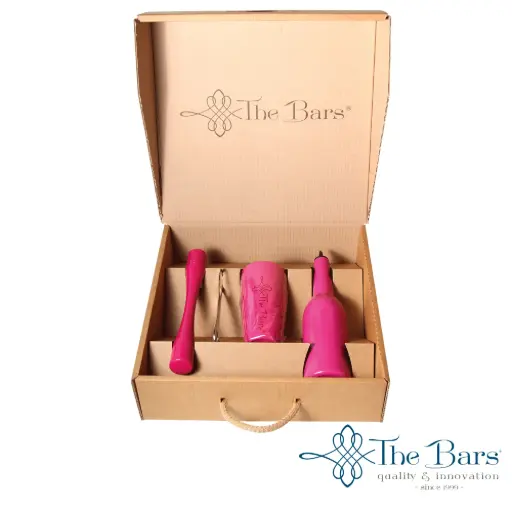 [BX06] Caja Cocteleria Flair Rosa 4 Piezas