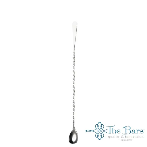 [B004H] Cuchara Coctel Torneada C/Pala Inox. 35 Cm.