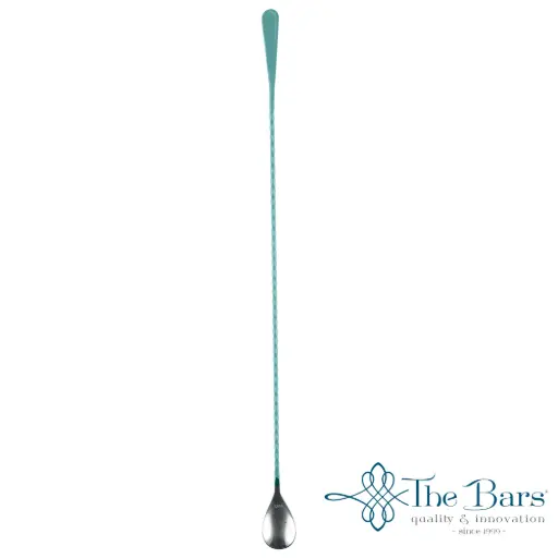 [B004HXLTY] Cuchara Coctel Torneada Hoffman Tiffany Verde 45 Cm.